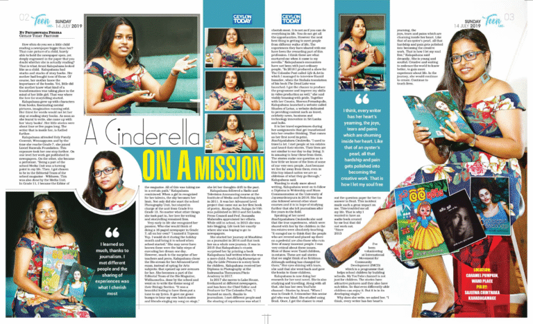 A Cinderella ON A MISSION By Priyanwada Perera
